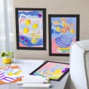 Diverse DIY Kit Colouring Paint by numbers tusjer 1 pk