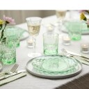 Lyngby Glas Sorrento Glasstallerken 21 cm 4 stk Grønn