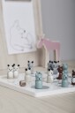Kids Concept Edvin Ludo-spill med Dyrebrikker