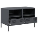  TV-benk antrasitt 68x39x43,5 cm kaldvalset stål 8721102930751