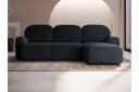 Corfu Sovesofa Med 3 Seters Divan   Svart