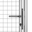 vidaXL Hageport galvanisert stål 105x200 cm sølv