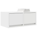 TV benk hvit 60x31x25,5 cm konstruert tre