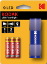 KODAK 9-LED lommelykt inkl. batterier