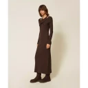 Twinset Dame Kjoler Brun S,