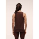 Casall Soft Texture Tank Dame Dark Brown 34