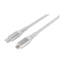 DACOTA PLATINUM USBC-MICROUSB KABEL 1 M, HVIT