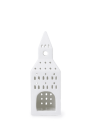 Kähler Urbania 20 cm Kirketårn Lysestake Hvit i Keramikk