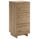 vidaXL Skjenk Artisan eik 33,5 x 34,5 x 75 cm Konstruert tre