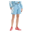 Desigual Dame Shorts Blå 2XL,