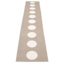 Pappelina Vera teppe 70x375 cm mud/vanilla