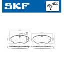 Bremseklosser SKF VKBP 80333 E