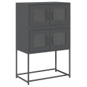  Highboard Antrasitt 68x39x107 cm Stål 8721158371805