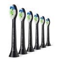 Philips Sonicare HX6064/88 Optimal White børstehoder svart 6-pakk