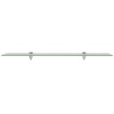 vidaXL Flytende hyller 2 stk glass 80x20 cm 8 mm
