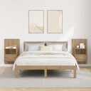  Sengeskap 2 pcs artisan eik 48.5 x 32.5 x 80 cm Konstruert tre