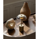 Nuura Blossi Portable Bordlampe Mini Nordic Gold/Clear Lampemesteren