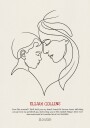 Minimalist Line Art Mother and Child Embrace Plakat / 50x70