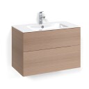 Macro Design Crown Plain Servantskap 2 Skuff - med Light Servant Eik / 80cm 8