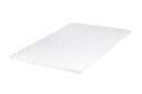 HVILA Overmadrass 140x200 cm – 7 cm Myk/Medium polyeterskum, vendbar sommer- og vinterside, vaskbart trekk -
