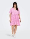 ONLY Carmakoma Carzally S/S Thea Tunic Dress Noos   Pink   54