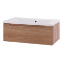 Linn Bad Emma D45 Servantskap med 1 Skuff Eik / 80cm
