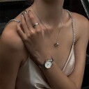 Daniel Wellington Iconic Link Lumine 28mm Rose Gold / Silver White DW00100359