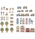 Little Dutch Trainset 114 Pcs Multi/Patterned One Size