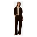 Calvin Klein Jeans Terry Logo Waistband Track Pant   Brown   XS