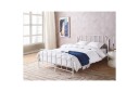 Dubbelsäng Beliani Mauressac med lamellram Svart 140x200 cm White 140x200  