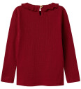 Lil'Atelier Red Dahlia Rachel Nim Slim Bluse 110