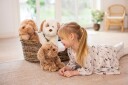Teddykompaniet Kosedyr Selma 25 cm Creme