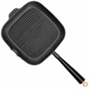 Carl Victor Gold grillpanne 28 x 28 cm, støpejern