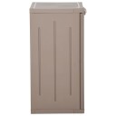 vidaXL Oppbevaringsskap for hage brun 65x45x88 cm PP treutseende