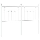  Sengegavl i metall hvit 150 cm 8720845884000