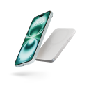 Zens Pro 1 Slim 5000 mAh Trådløs Powerbank Hvit