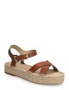 Lauren Ralph Lauren Smooth Calf Emeryn Espdr Es Flt   Brown   41