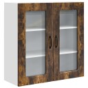  Kjøkkenskap med hylle Røkt eik 80 x 31 x 80 cm Konstruert tre