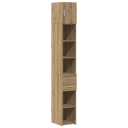  Slim lagringsskap kunstnerisk eik 30x42.5x225 cm konstruert tre