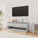 vidaXL TV-benk betonggrå 102x41x44 cm sponplate