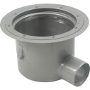Blücher Industriavløpsgulv Vinylramme Ø332 mm Utløp Ø110 mm Horisontalt