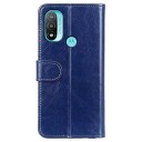 Motorola Moto E20/E30/E40 Lommebok-deksel med Magnetisk Lukning Blå