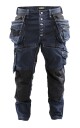 Blåkläder Håndverksbukse stretch Marineblå/Svart D96