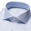 Eton Light Blue Fine Twill Shirt Skjorte Lyseblå  male 39