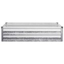 vidaXL Hevet Hagebed Sølv 100 x 80 x 24 cm galvanisert