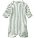 Liewood Thor Seersucker Baby Swim Jumpsuit Green 68