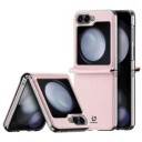 Samsung Galaxy Z Flip6 Dux Ducis Bril Flip-deksel Rosa