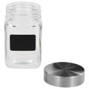  Oppbevaringskrukker med etikett 12 stk 300 ml 50855