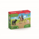 Schleich Western Rideeventyr Figurer i Plast med Dyr Tema