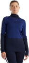 Icebreaker W 200 Sone Ls High Neck Midnight Navy/royal/snow Midnight Navy/Royal/Snow female M